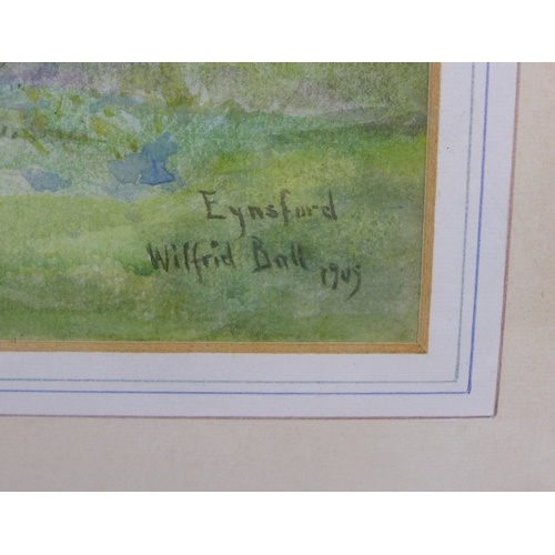 204 - Wilfrid Williams Ball (British, 1853-1917): 'Eynsford', signed, titled and dated 1905 lower right, w... 