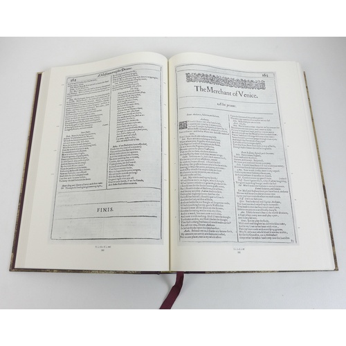 132 - A Norton Facsimile of 'The First Folio of Shakespeare' together with Folio Society books, comprising... 