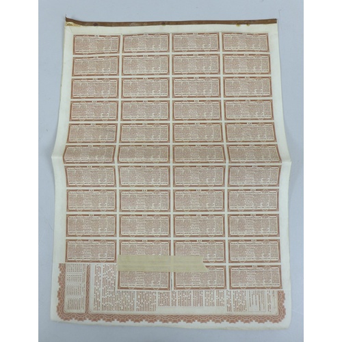 136 - Scripophily: a group of Chinese Government Bond Certificates most with coupon sheets attached, compr... 