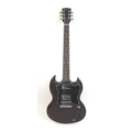 A 2007 Gibson USA SG electric guitar with satin walnut finish, serial number '015270669' with Gibson... 