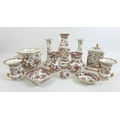 A group of twelve pieces of Masons Ironstone china, all decorated in the Mandalay Red pattern, compr... 