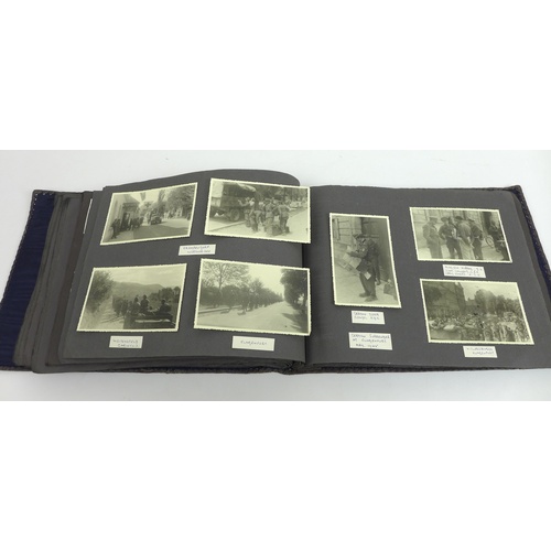 129 - A WWII photograph album containing approximately 472 images taken by Captain Edward Phillips, Offici... 