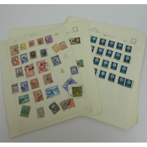 137 - A collection of stamps and first day covers, including some mint and unused British stamps, a WWII t... 