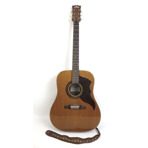 182 - A 1960s Eko Ranger VI six string acoustic guitar, made in Italy, with original vintage tuners, rosew... 