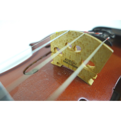 175 - An Antoni ACV30 violin with two bows and a fitted case. (4)