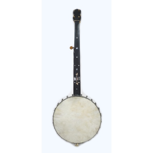 177 - A circa 1900 banjo, without strings.