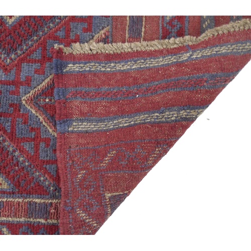 292 - A Meshwari runner, 235 by 60cm.