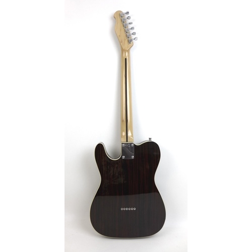 181 - A Harley Benton TE-70RW Deluxe series Telecaster style electric guitar, with Rosewood veneers, vinta... 