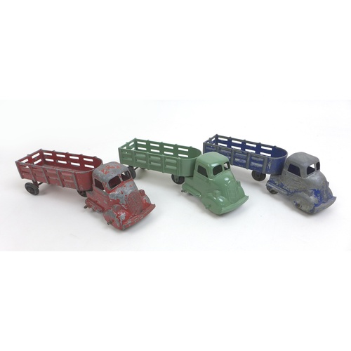 155 - A group of die cast Dinky and Corgi model toys, including a Dinky Toys Bedford Refuse truck, a Corgi... 