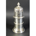 A Victorian silver presentation engraved sugar castor, 'To C. H. Jackson from Prince Nicholas of Gre... 