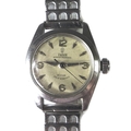 A Tudor Oyster Princess automatic steel cased lady's wristwatch, circa 1960's, ref 7806, circular ch... 