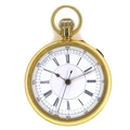 A late Victorian 18ct gold open faced centre seconds chronograph pocket watch, keyless wind, the whi... 