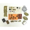 A collection of over sixty various civilian and Emergency Service buttons and badges, including an E... 