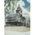 After Derek Reynolds: The Old Bailey, limited edition print, signed in pencil and blind stamped lowe... 