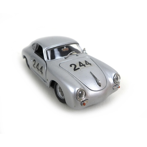 133 - Six 1/43 scale die cast model classic cars, comprising two Model Road Replicas of a Ford Consul Chel... 