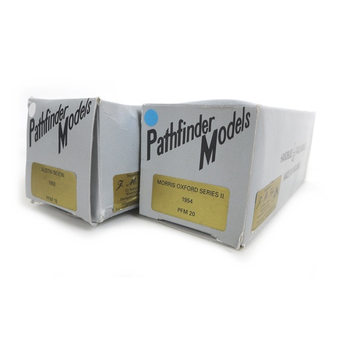 135 - Two Pathfinder Models 1/43 die cast models of classic cars, a limited edition 1950 Austin Devon in b... 