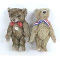 Two limited edition Steiff teddy bears, A 1992 replica of a 1912 Otto teddy with growler, a certific... 