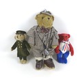 Three early 21st century teddy bears, comprising two by Merrythought: a limited2003 Elizabeth II Cor... 