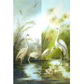 After Henry Jones (1838-1921 British School): two oils on canvas studies of ornithological interest;... 