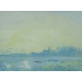 Knighton Hammond (British, 1875-1970): an impressionistic landscape, signed, watercolour, 27 by 37cm... 