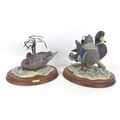 Two limited Border Fine Arts model ducks 'Leonardo' with certificate numbered  '176/350', model only... 