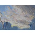 Arthur Henry Knighton-Hammond (1875-1970): watercolour and gouache, 'Early Morning Clouds...', signe... 