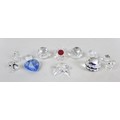 A collection of eleven Swarovski crystal ornaments, including a Red Maguerite Daisy, 4.9 diameter, 3... 