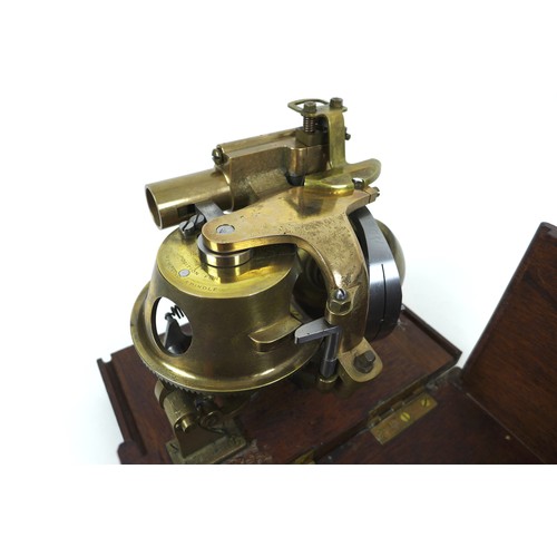 72 - A circa 1904 British brass and steel Torpedo Gyroscope, from the Royal Gun factory in Woolwich, stam... 