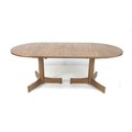 A British teak extending dining table, Robert Heritage for Archie Shine, circa 1960, with D ends, dr... 