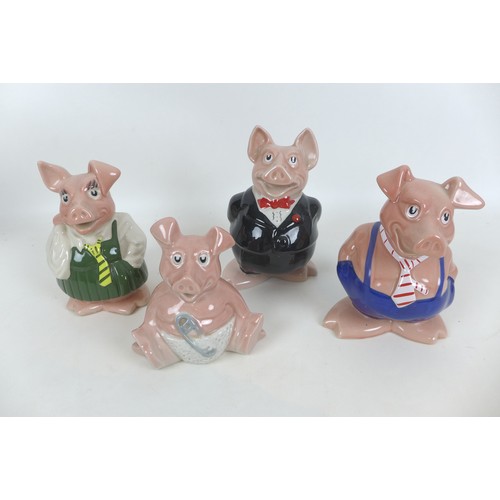 14 - A group of modern ceramics, comprising a Beswick figure, Tommy Brock, a Royal Doulton figurine, My B... 