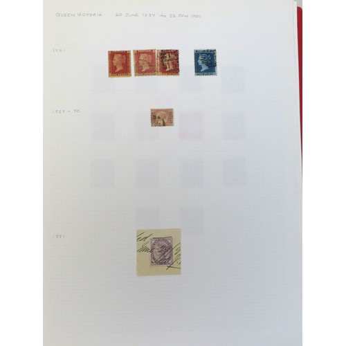 86 - A collection of GB definitive stamps and First Day Covers, QV 1841 to QEII 2020, including three Pen... 