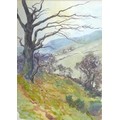 Harold Gilbert FRSA (British, late 19th / early 20th century): 'A Study of Trees near Hayfield', sig... 