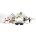 A group of modern ceramics, comprising a Beswick figure, Tommy Brock, a Royal Doulton figurine, My B... 