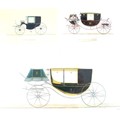 A group of three interesting 19th century prints of coach designs, comprising one titled ‘Dress Coac... 