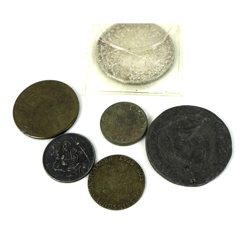 76 - A quantity of George III and later coinage, including pre 1920 silver coins, 8.36toz total weight, 1... 