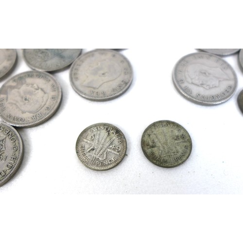 75 - A large collection of British coins, comprising coins with silver content thirteen post 1920 and pre... 