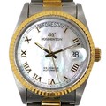 A Rosdenton, Taiwanese, stainless steel and gold plated gentleman's automatic wristwatch, in the sty... 