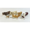 A group of seven Beswick cattle figures, comprising Guernsey bull CH Sabrina Sir Richmond, together ... 