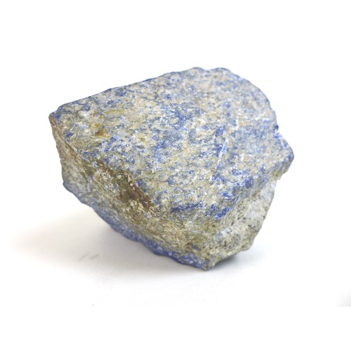 82 - A large piece of Lapis Lazuli, weighing over one kilo, of good ultramarine blue colour with some str... 