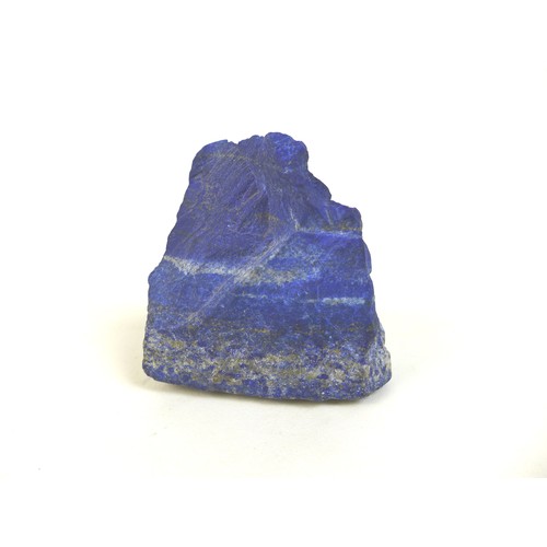 82 - A large piece of Lapis Lazuli, weighing over one kilo, of good ultramarine blue colour with some str... 