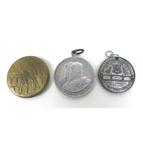 129 - A group of six military related and other detectorist finds, comprising a Nazi Third Reich silver pl... 