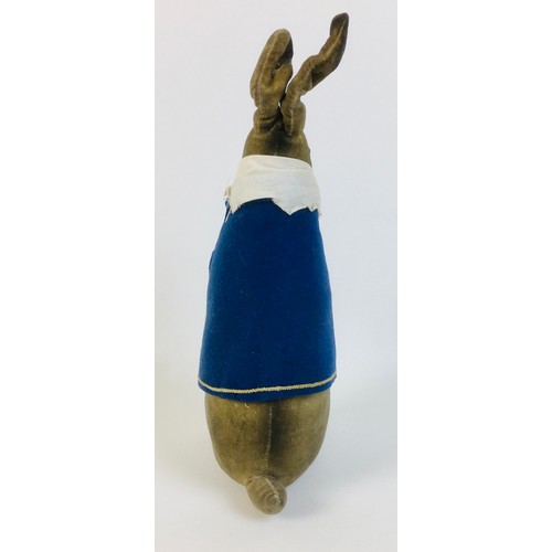 168 - An early 20th century Steiff soft toy of Beatrix Potter's Peter Rabbit, with a white shirt underneat... 