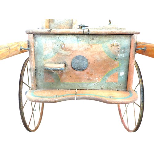 200 - An early 19th century wooden dog / goat cart, originally from Uffington Hall, gifted to the vendor's... 