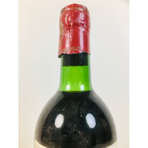 154 - Vintage Wine: a bottle of Chateau Mouton Rothschild, with Picasso designed label, 1973, Premier Gran... 