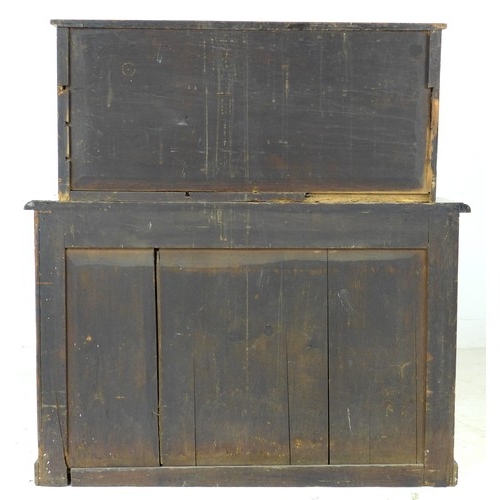 315 - A Scandinavian 19th century walnut bureau, of block form with fall front enclosing a fitted interior... 