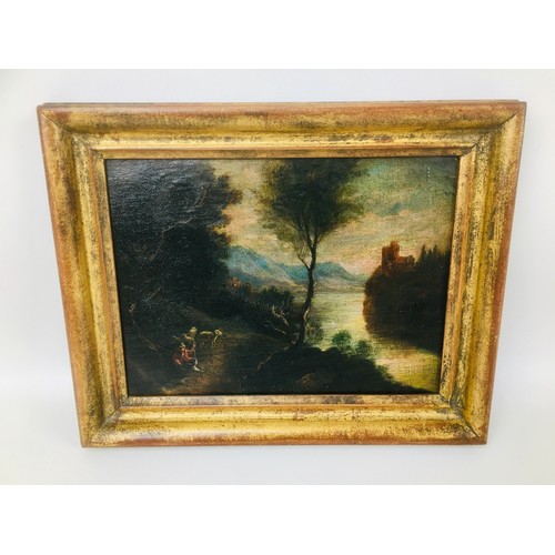 191 - Continental School early 20th century, three mountainous landscape oil on board paintings, comprisin... 