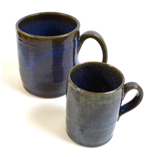 21 - Stephanie Kalan (British, 1909-1978): a studio pottery part coffee set, comprising seven coffee cups... 