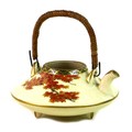 A good Japanese Satsuma pottery miniature teapot, in the style of Yabu Meizan, Meiji period, of comp... 