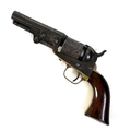 A London marked Colt pocket revolver, five shot patent 1849 type, 4 inch or 10cm octagonal barrels, ... 