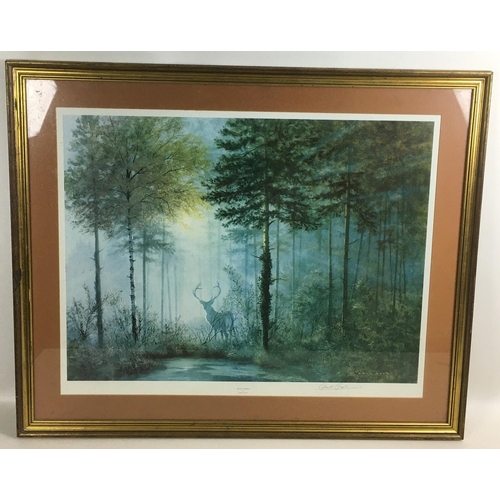 189 - After Gerald Coulson (British, b. 1926): three signed colour prints comprising 'Quiet Forest', 61 by... 